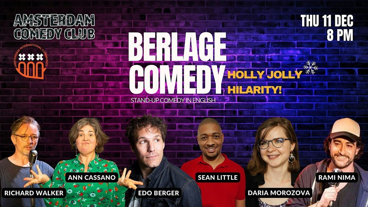 Amsterdam Comedy Club: Holly Jolly Hilarity!