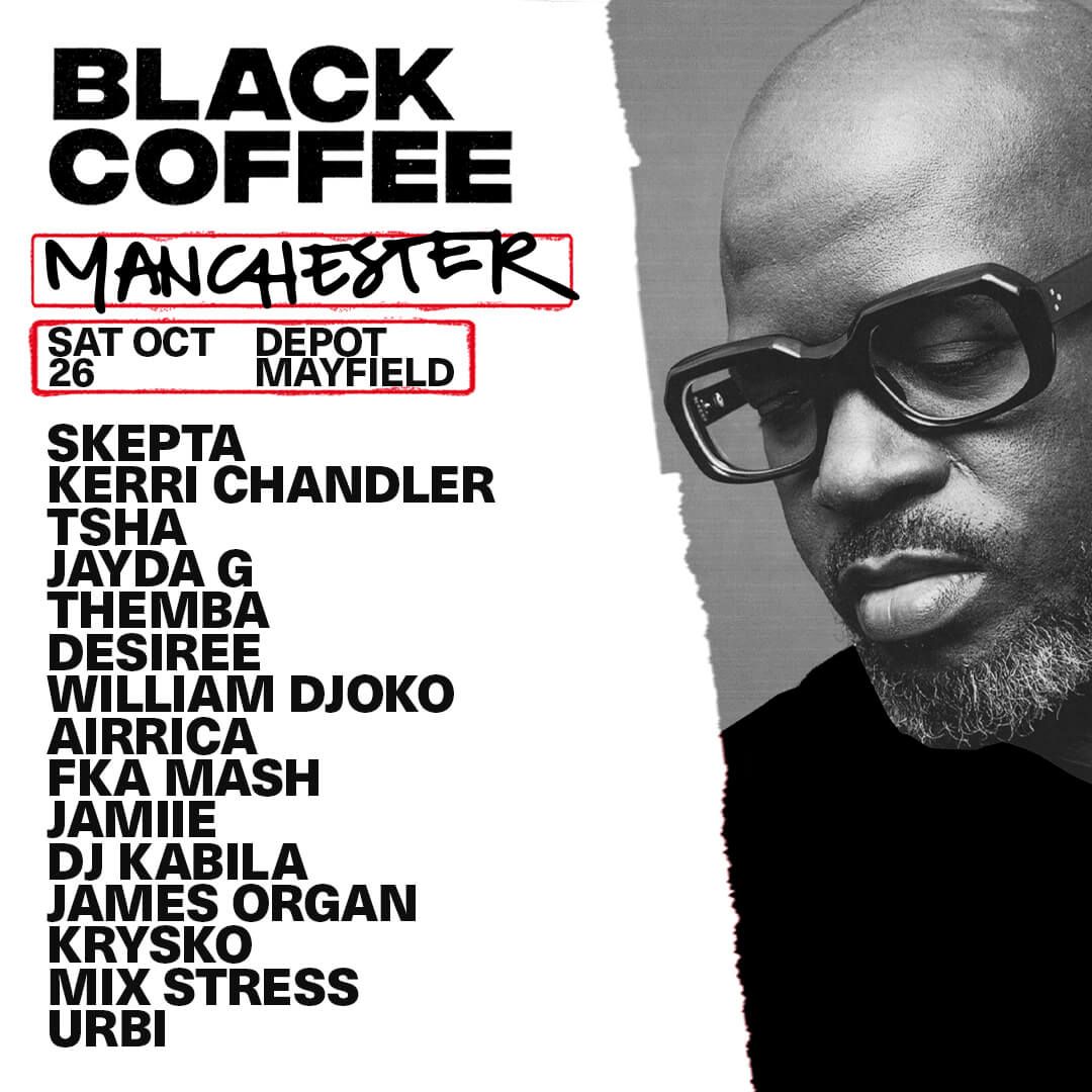 Black Coffee - The Warehouse Project Manchester Tickets