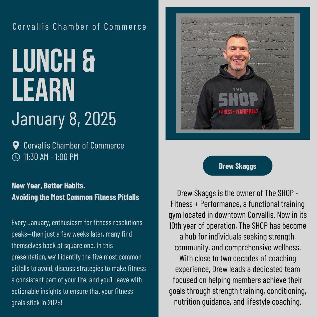 Lunch & Learn: New Year, Better Habits. Avoiding the Most Common Fitness Pitfalls