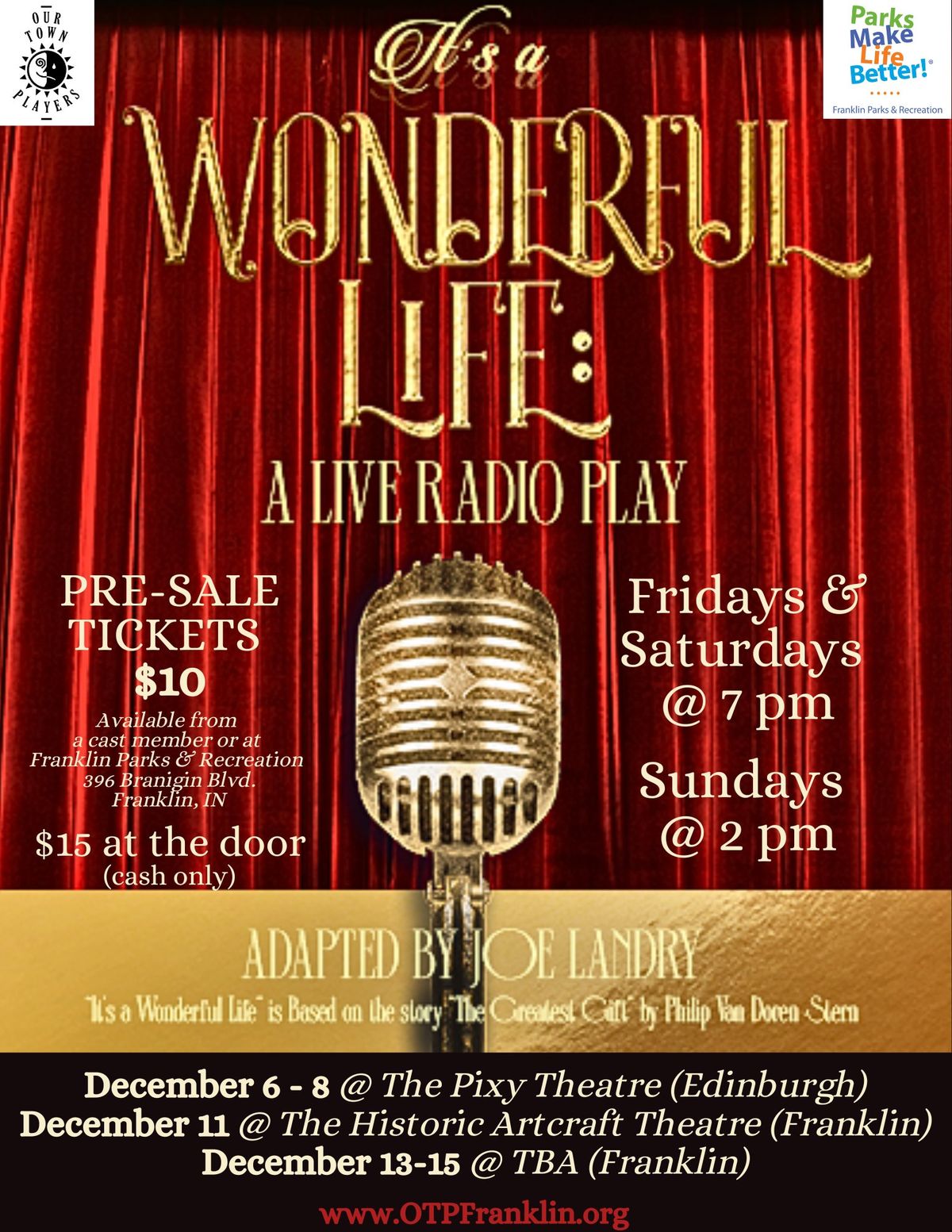 It's A Wonderful Life: A Live Radio Play