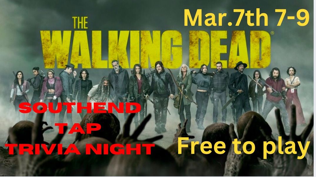 The walking Dead trivia night