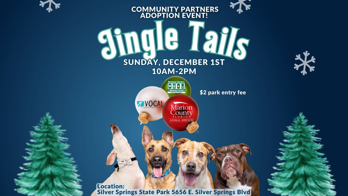 Jingle Tails Adoption Event \ud83d\udc3e\ud83c\udf85