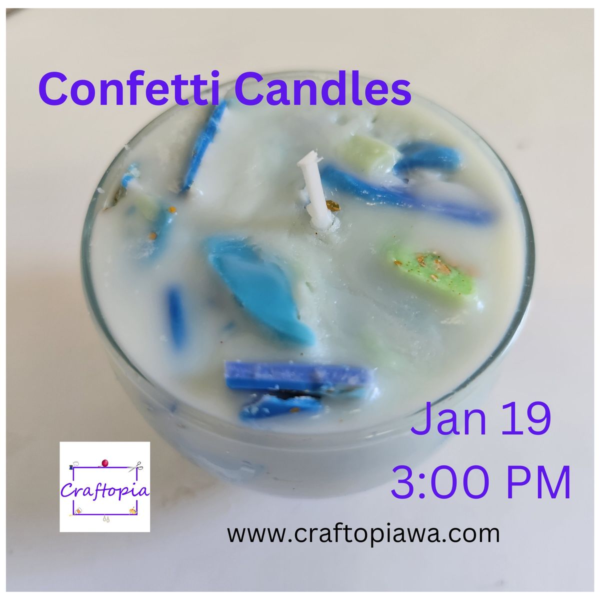 Confetti Candles