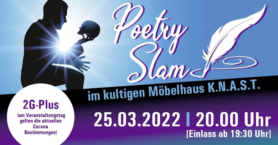 Poetry Slam, KNAST - Möbel & Lifestyle, Krefeld, 25 March 2022