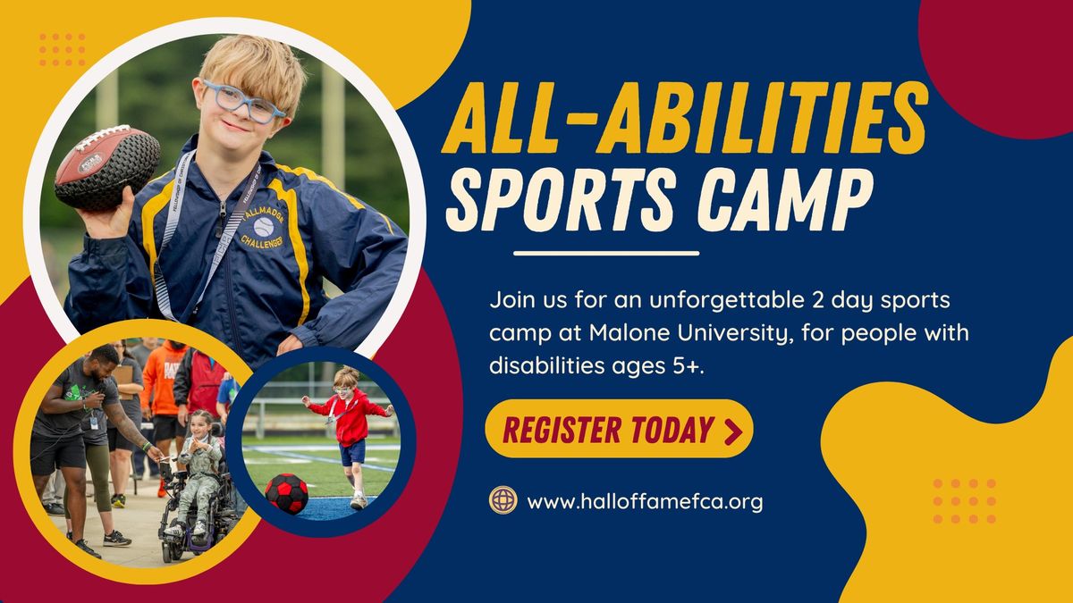 FCA All-Abilities Camp: Hall of Fame Area
