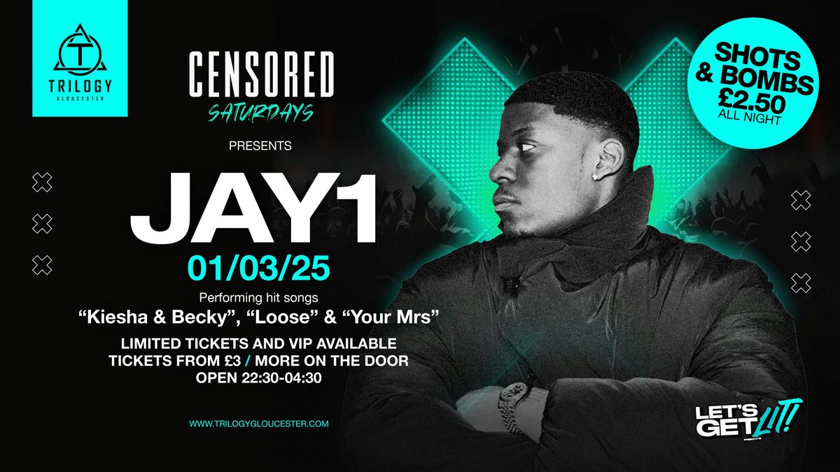 CENSORED Saturdays - JAY1 Performing LIVE