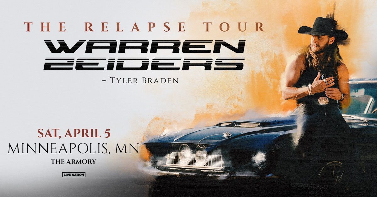 Warren Zeiders: Relapse Tour - LIVE at The Armory