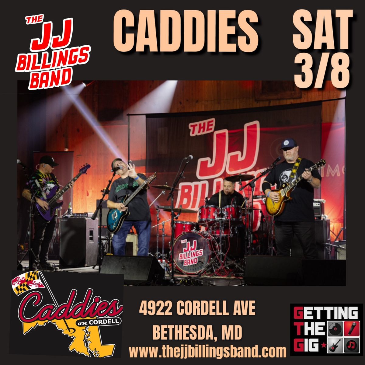 JJ Billings at Caddies! 