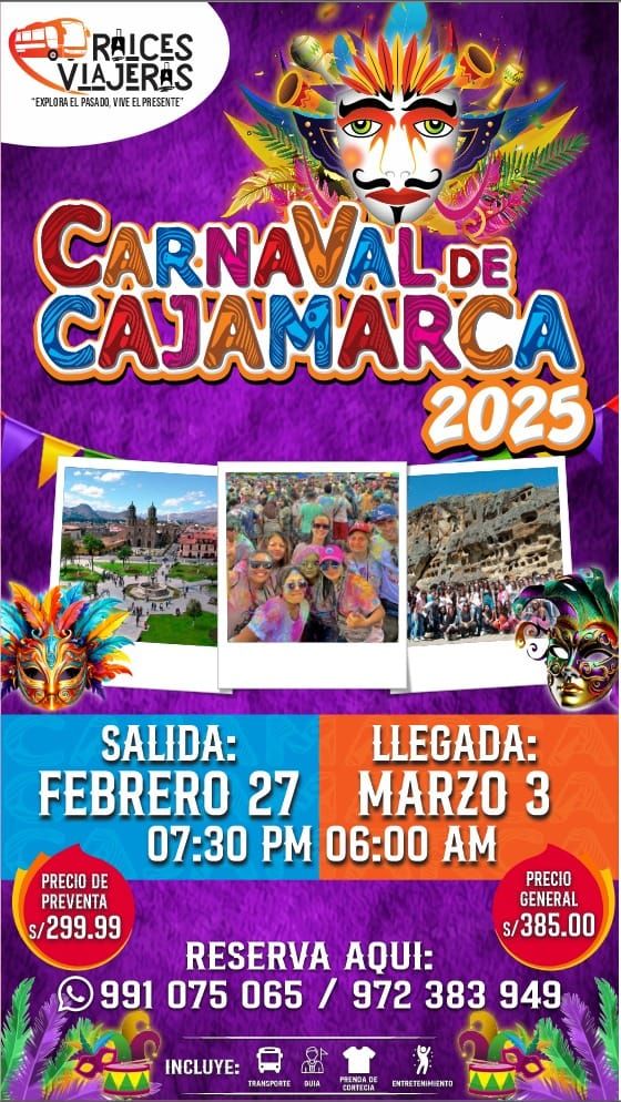 Carnavales de Cajamarca 2025