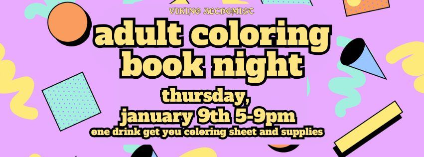 Coloring Book Night