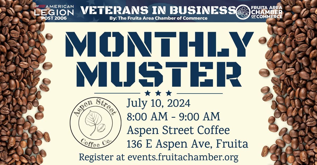 Monthly Muster at Aspen Street Coffee