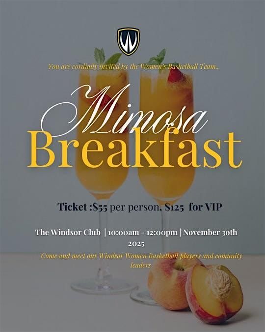 Champagne & Champions: A Mimosa Breakfast for Windsor Women's Basketball