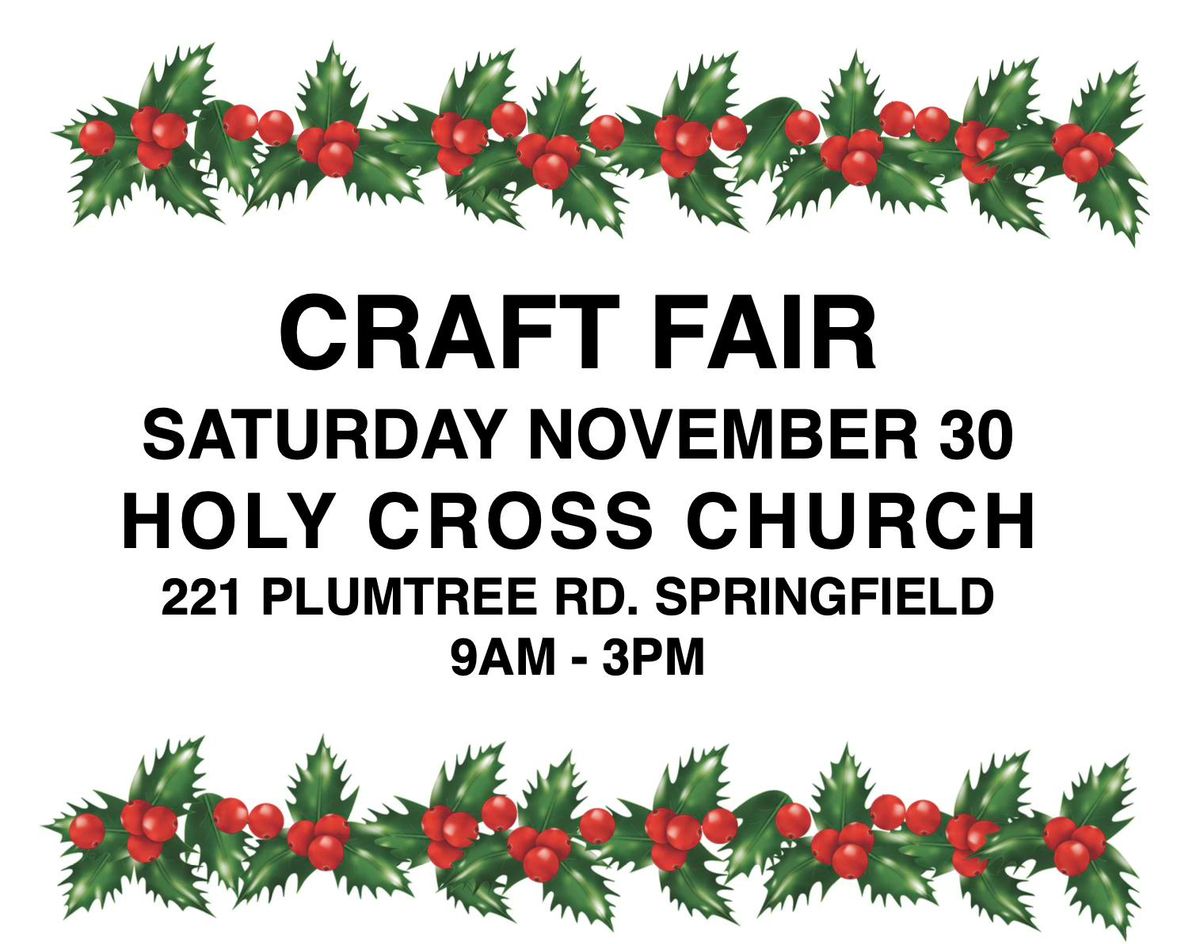 Holy Cross Church Christmas Craft Fair 