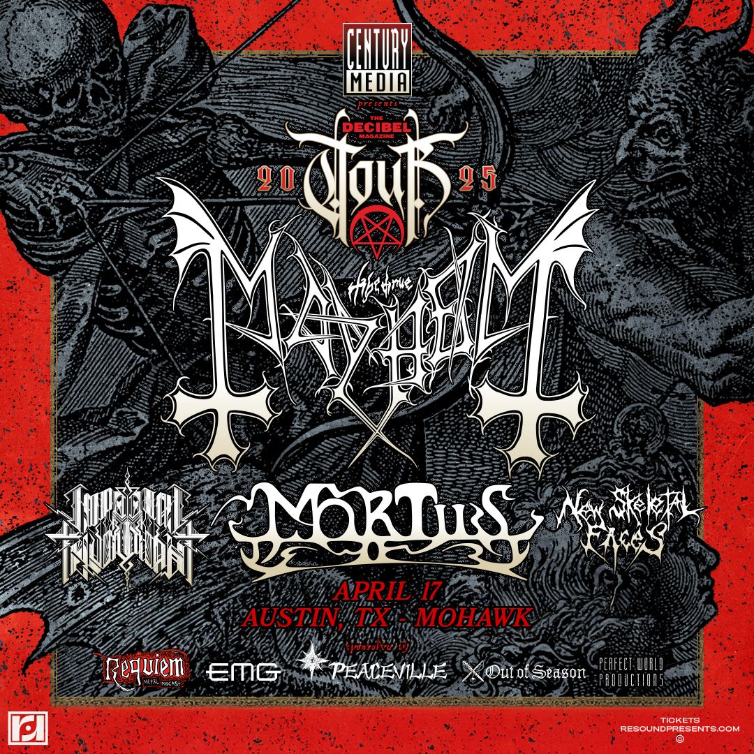 Resound & Mohawk Present: Mayhem - The Decibel Magazine Tour 2025 w\/Mortiis & More at Mohawk on 4\/17