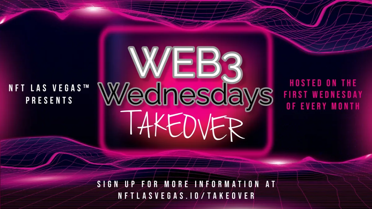 Web3 Wednesdays 7-9pm at Lobby Bar Inside Red Rock 1st Wednesday of Every Month
