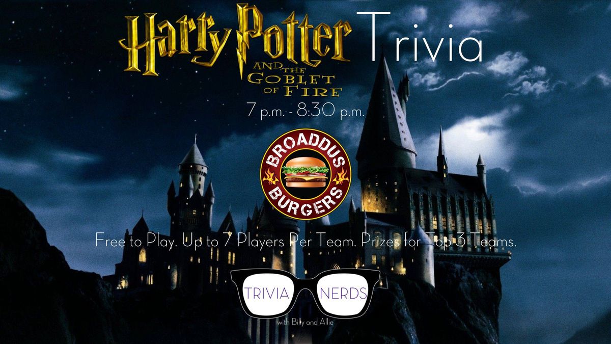 Harry Potter and the Goblet of Fire Trivia