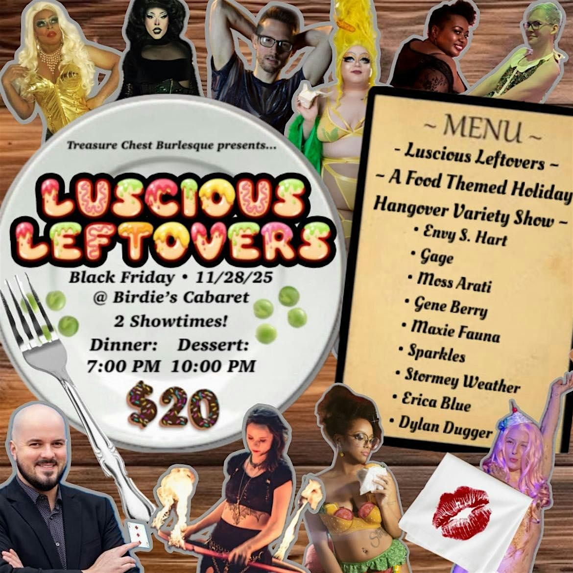 Treasure Chest Burlesque Presents: Luscious Leftovers