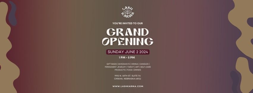LASH KARMA GRAND OPENING! \u2728