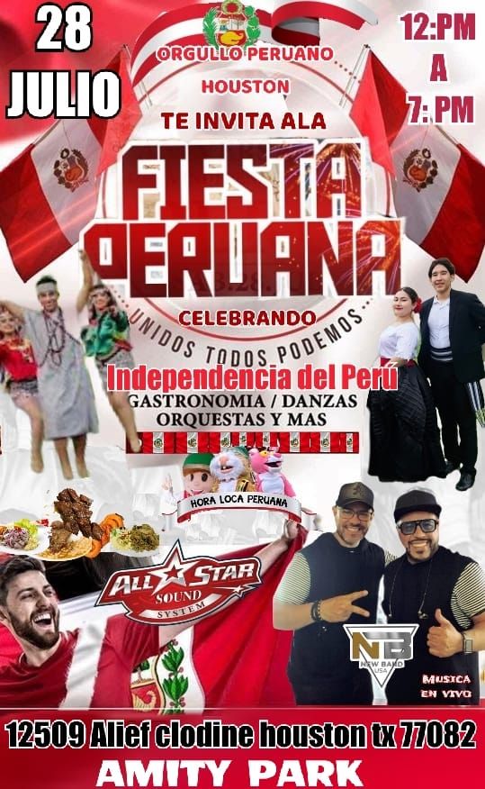 ??fiesta peruana celebrando la independencia del Per\u00fa