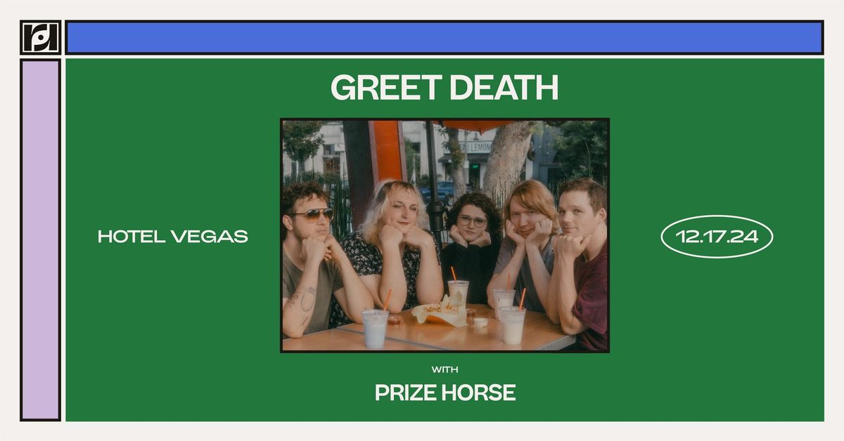 Resound Presents: Greet Death w\/ Prize Horse at Hotel Vegas on 12\/17