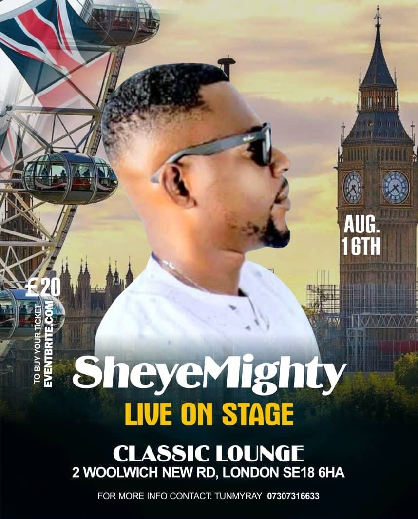 SheyeMighty LIVE ON STAGE