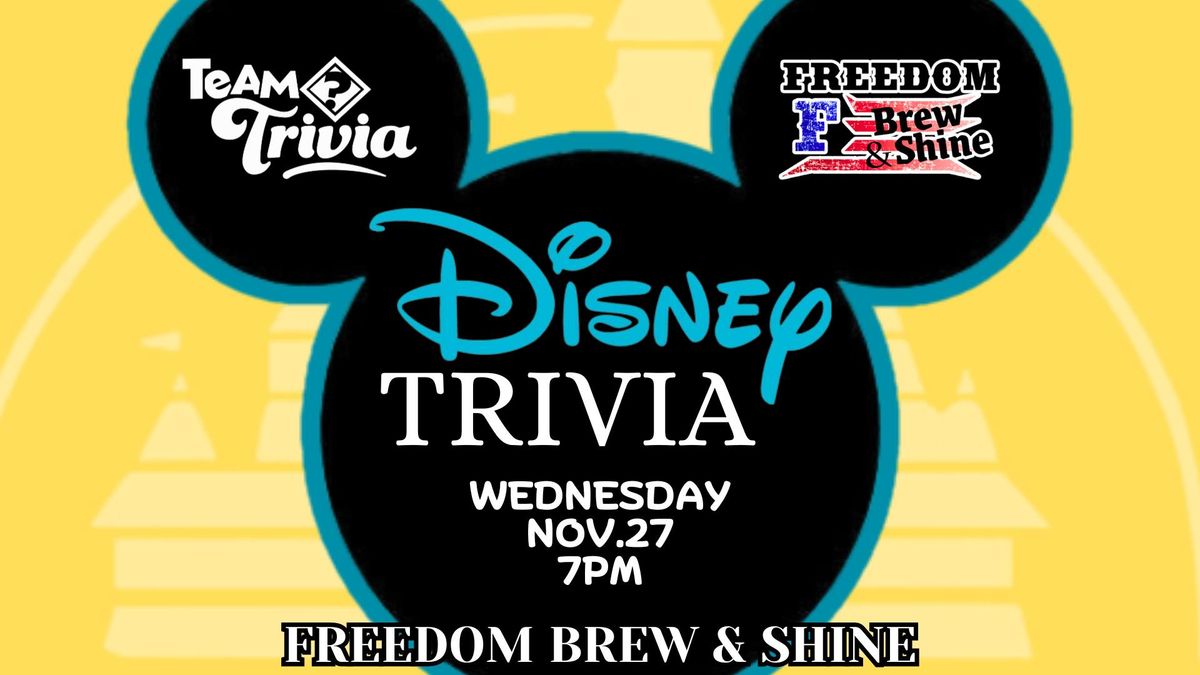 Disney Trivia at Freedom Brew