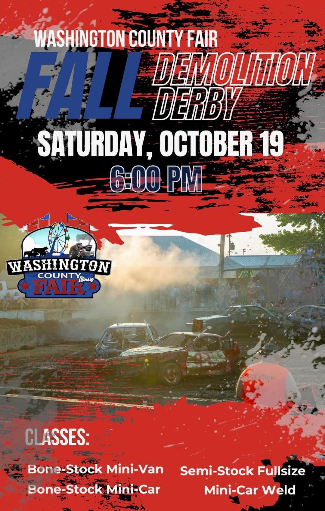 Washington County Fair Fall Demolition Derby