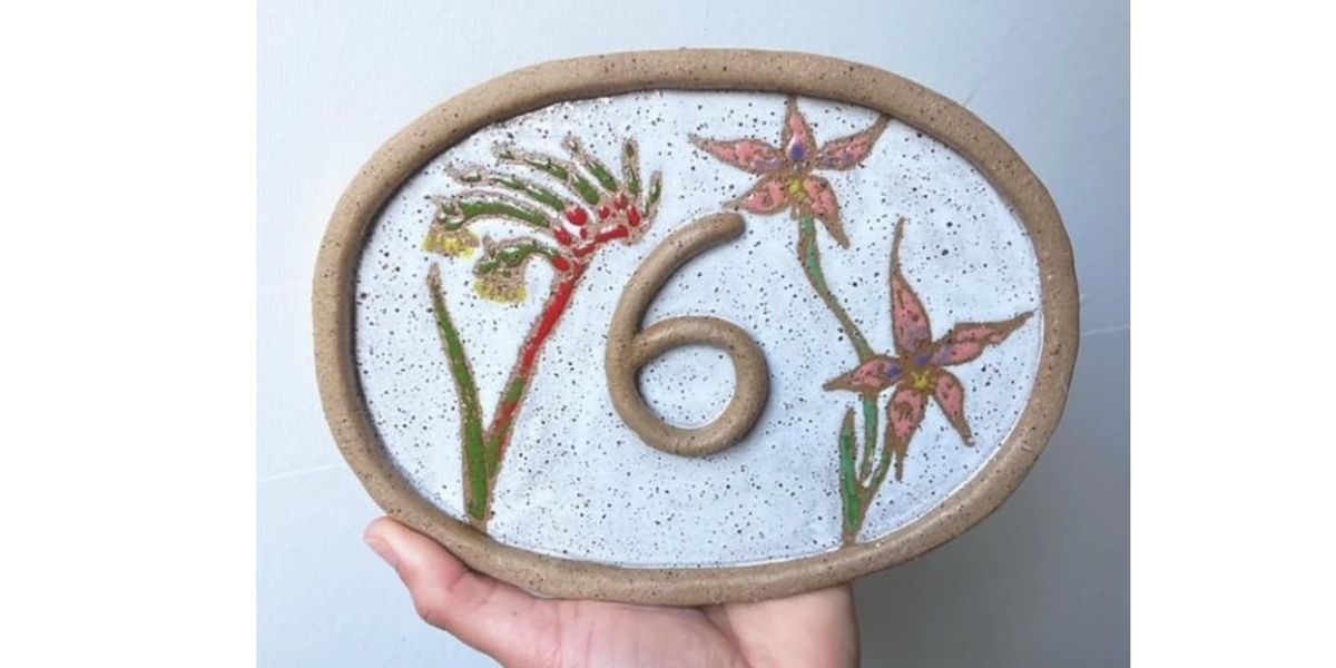 Personalised House Number Plaque 