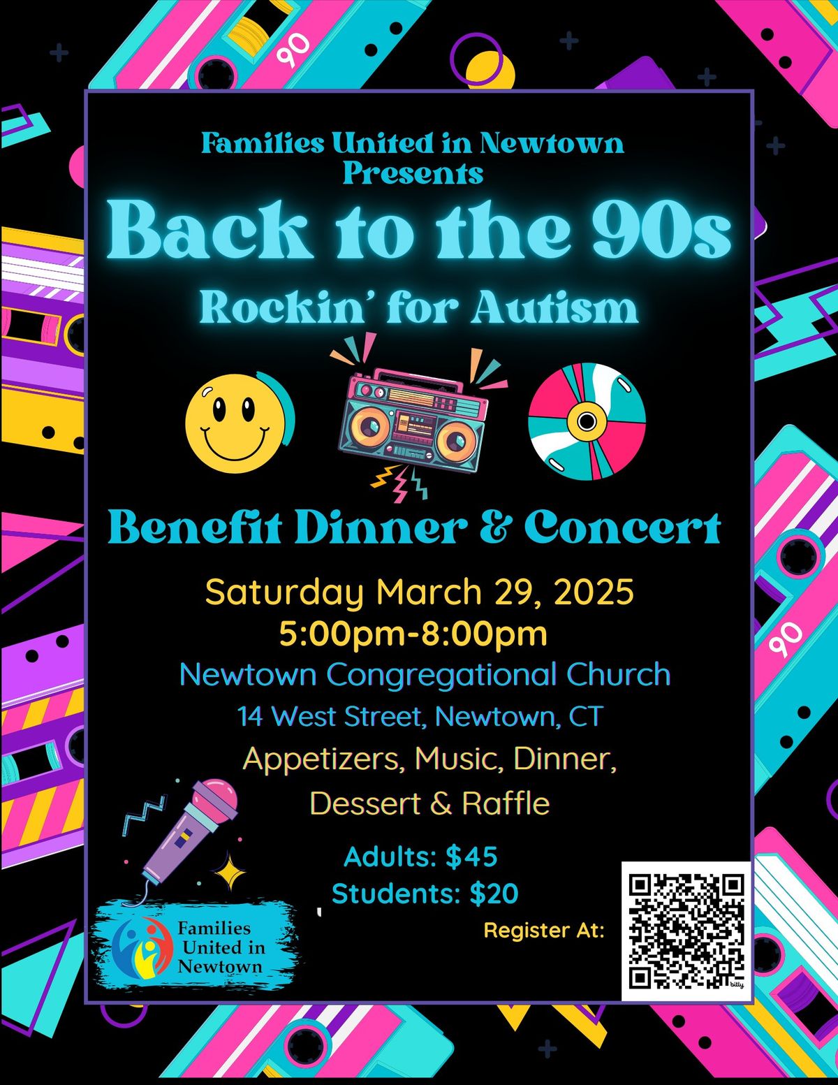 Back to the 90s: Rockin' for Autism - Benefit Dinner & Concert