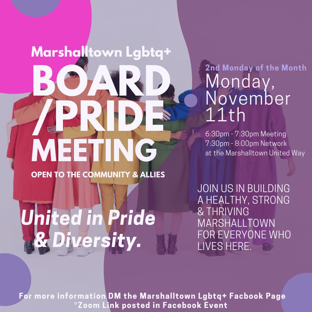 Lgbtq+ Monthly Board\/Pride Meeting