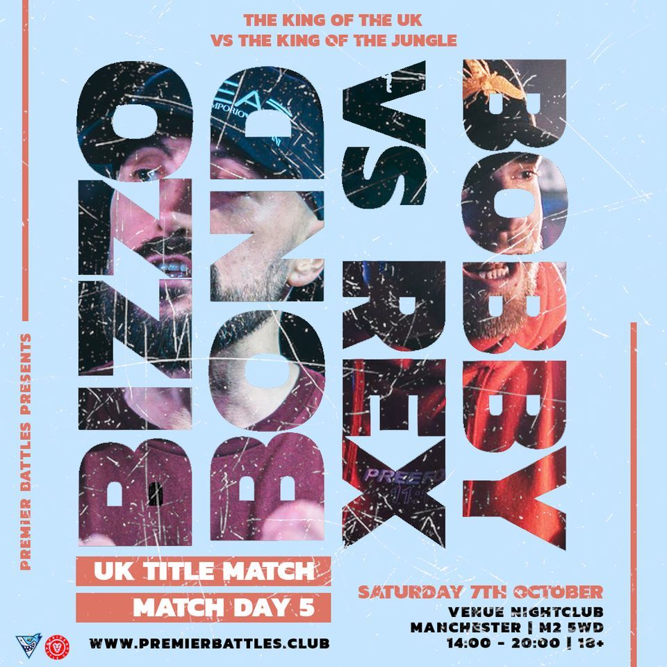 Bizzo Bond vs Bobby Rex | Live Rap Battles | Manchester