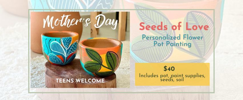 Mother's Day Personalized Flower Pot Painting