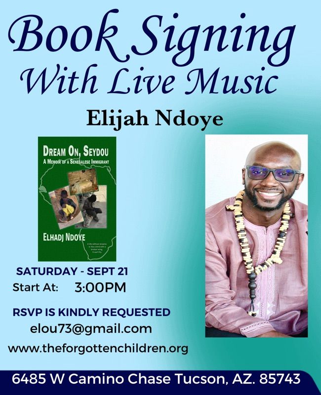 Book Signing with Elijah Ndoye