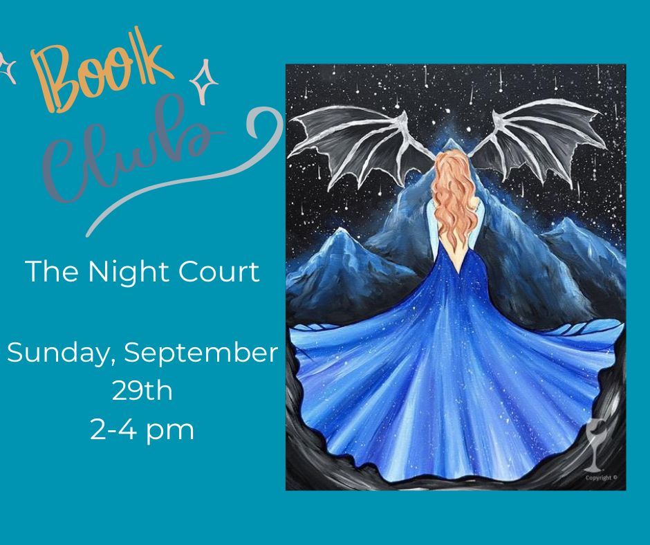 Fantasy Book Club Event-The Night Court-Open Studio & Themed DIY Scented Candles also available!