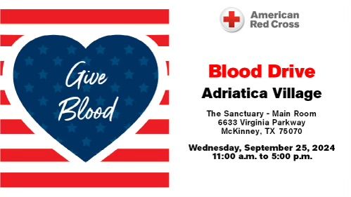 American Red Cross Blood Drive at Adriatica Village