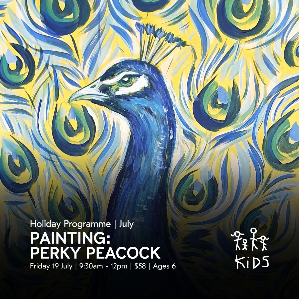 PAINTING: Perky Peacock | Holiday Programme @ UXBRIDGE