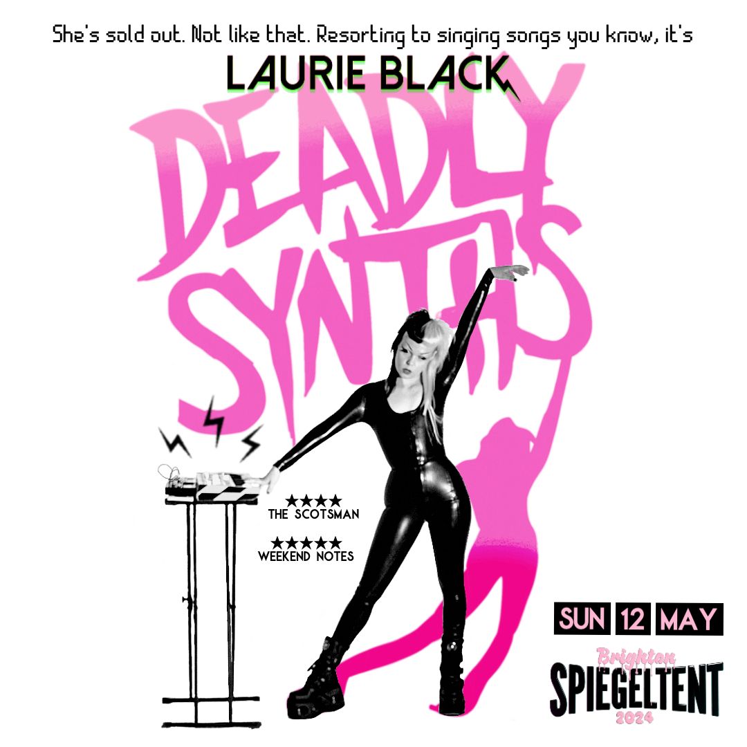 Laurie Black: Deadly Synths at Brighton Spiegeltent
