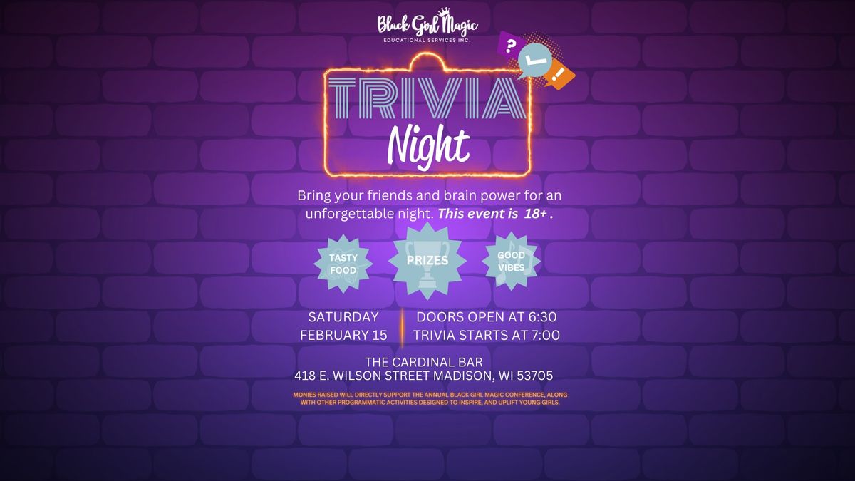 Trivia Night Fundraiser