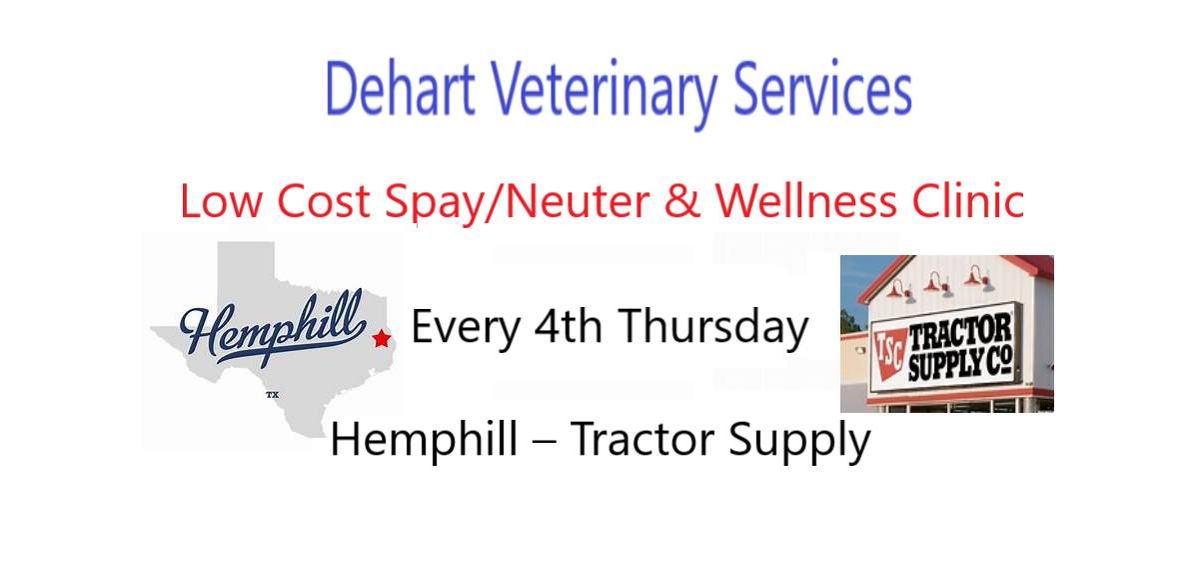 Dehart Vet Services - Hemphill @ Tractor Supply