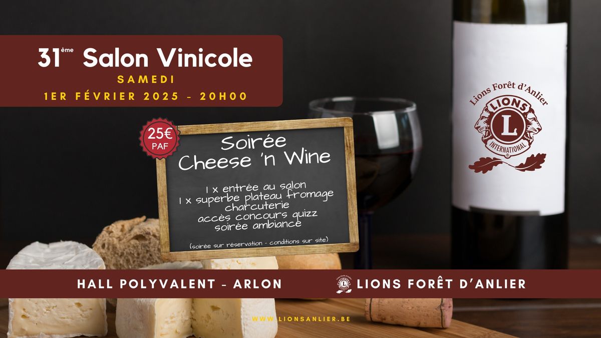 Soir\u00e9e Cheese and Wine du Lions For\u00eat d'Anlier