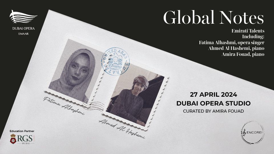 Global Notes: Emirati Talents, UAE at Dubai Opera Studio