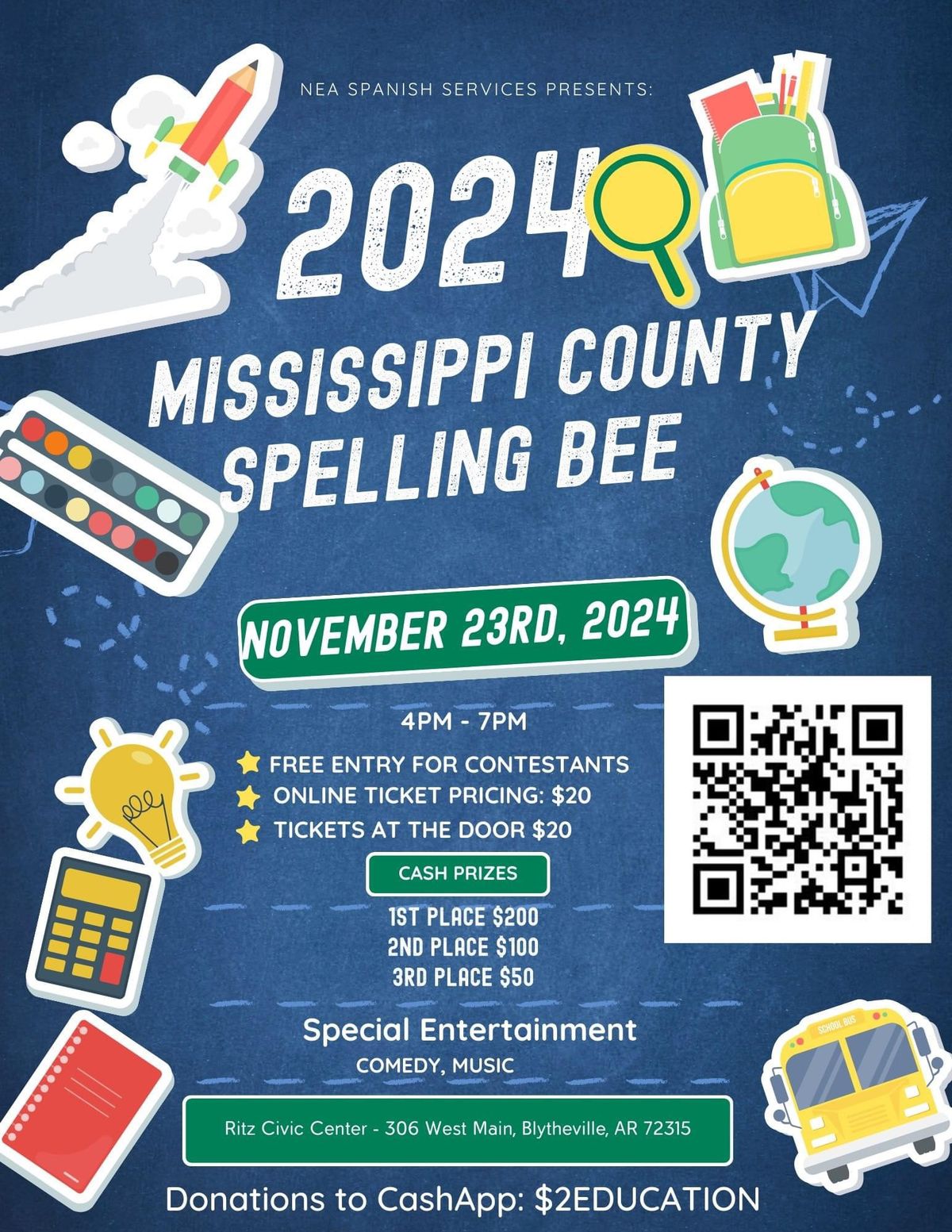 NEA Spanish Services Presents  Mississippi County Spelling Bee