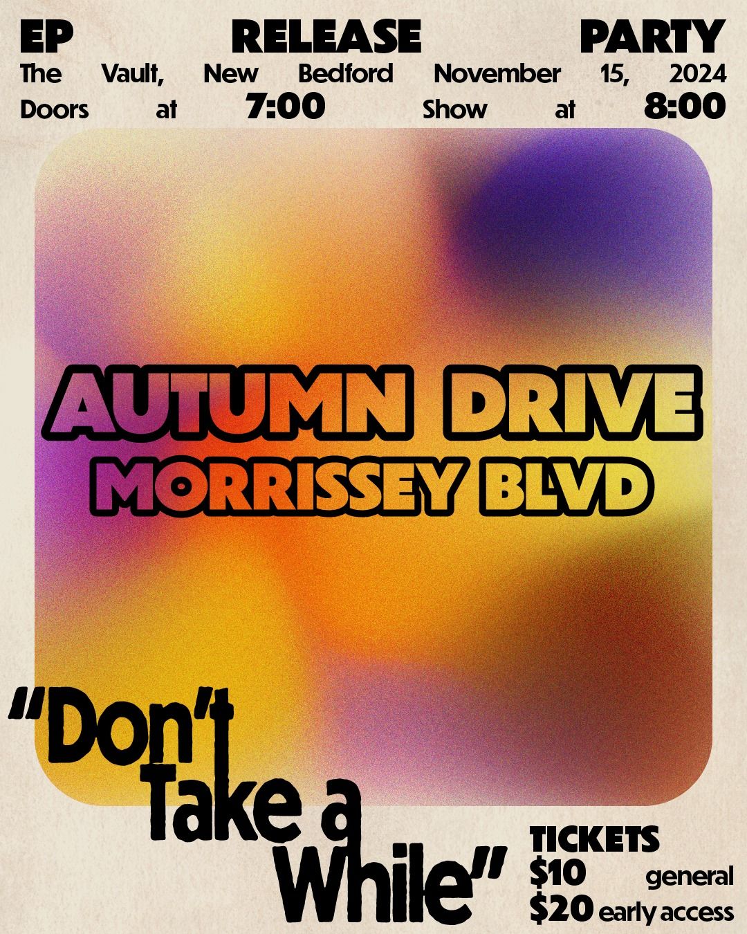 Autumn Drive\/\/ Morrissey BLVD