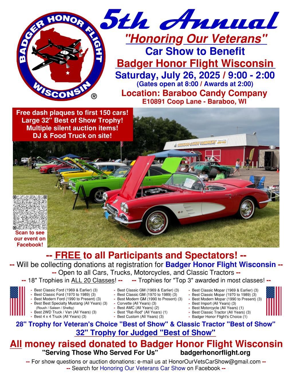 5th Annual \u201cHonoring Our Veterans\u201d Car Show