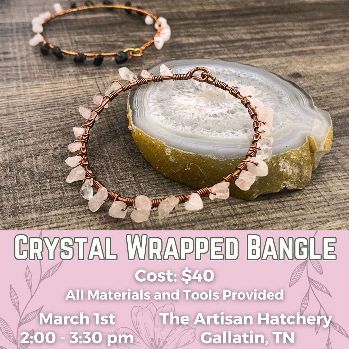 Jewelry Making: Gemstone Bangles at The Artisan Hatchery