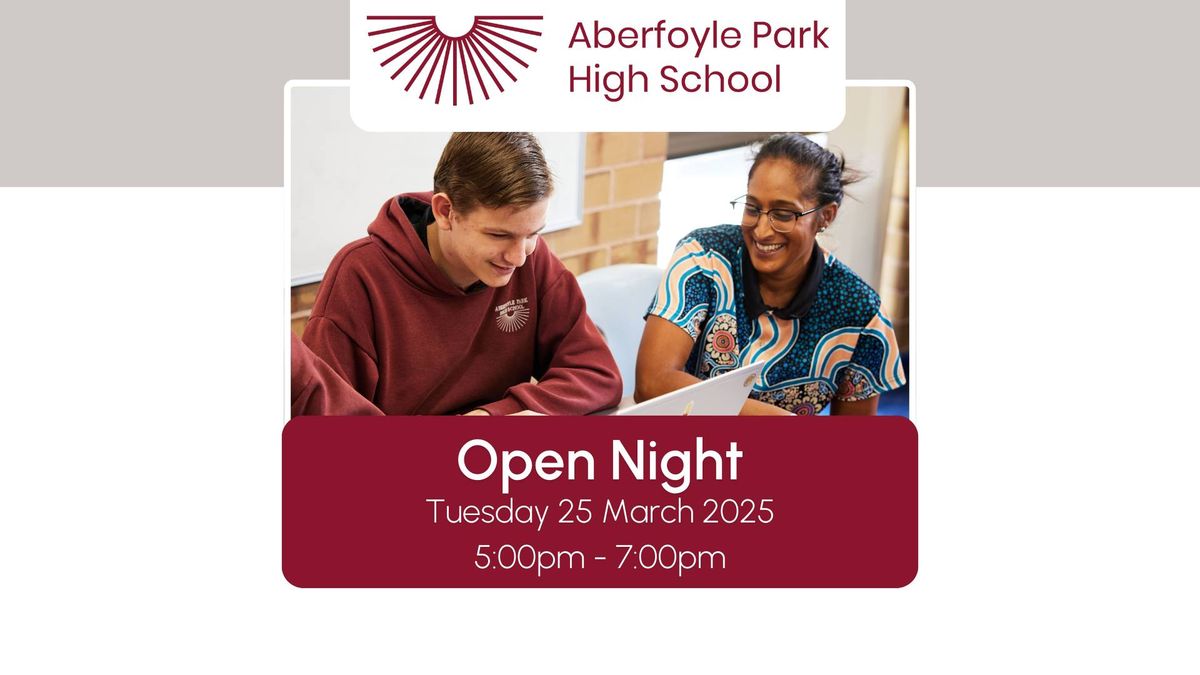 Aberfoyle Park High School's Open Night 2025