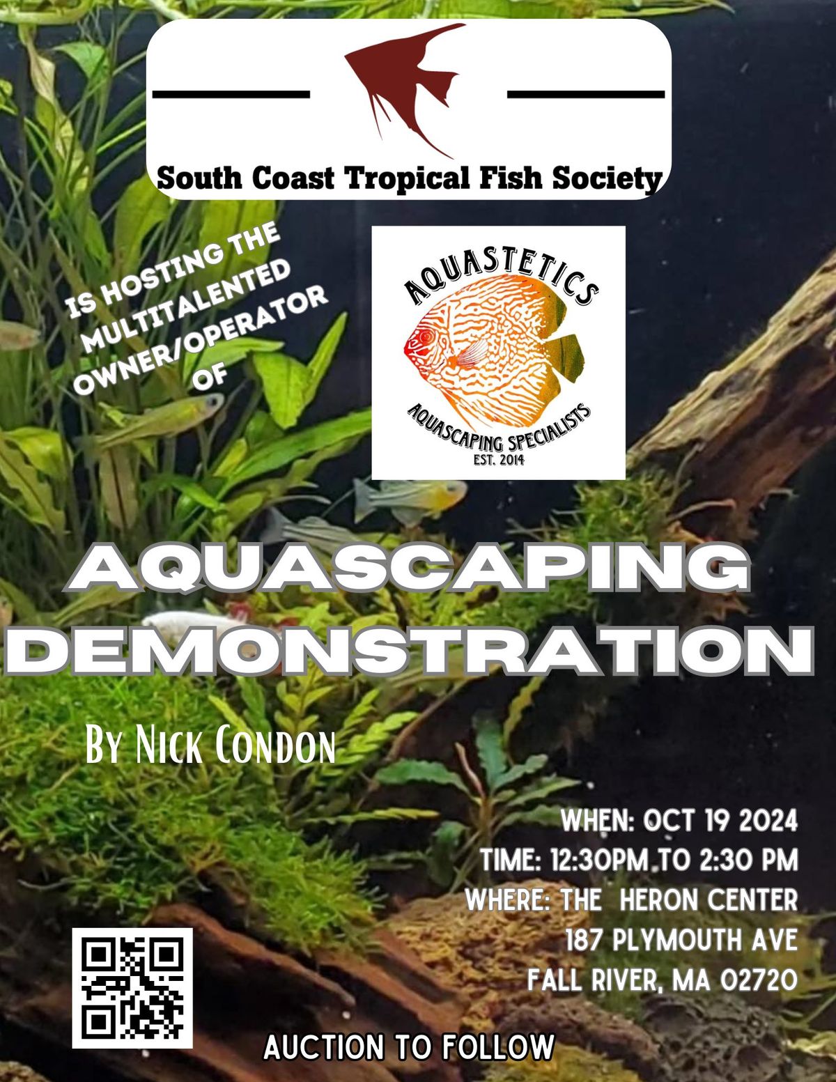 SCTFS October Meeting- Aquascaping Demonstration