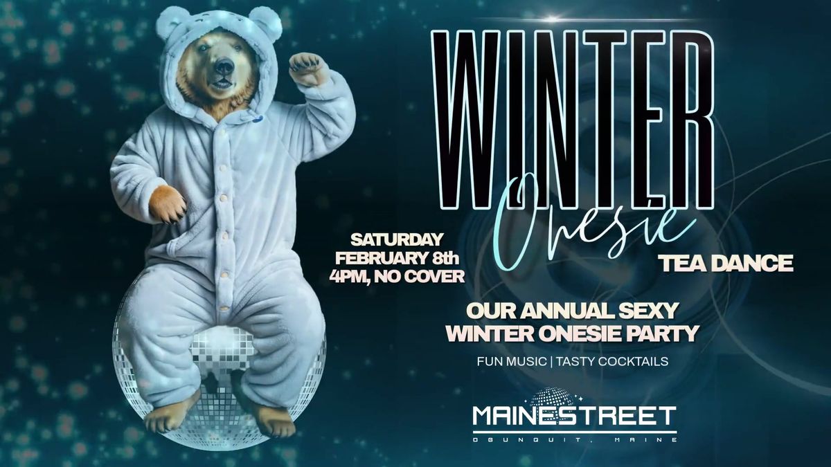 Winter Onesie Bear Tea Dance