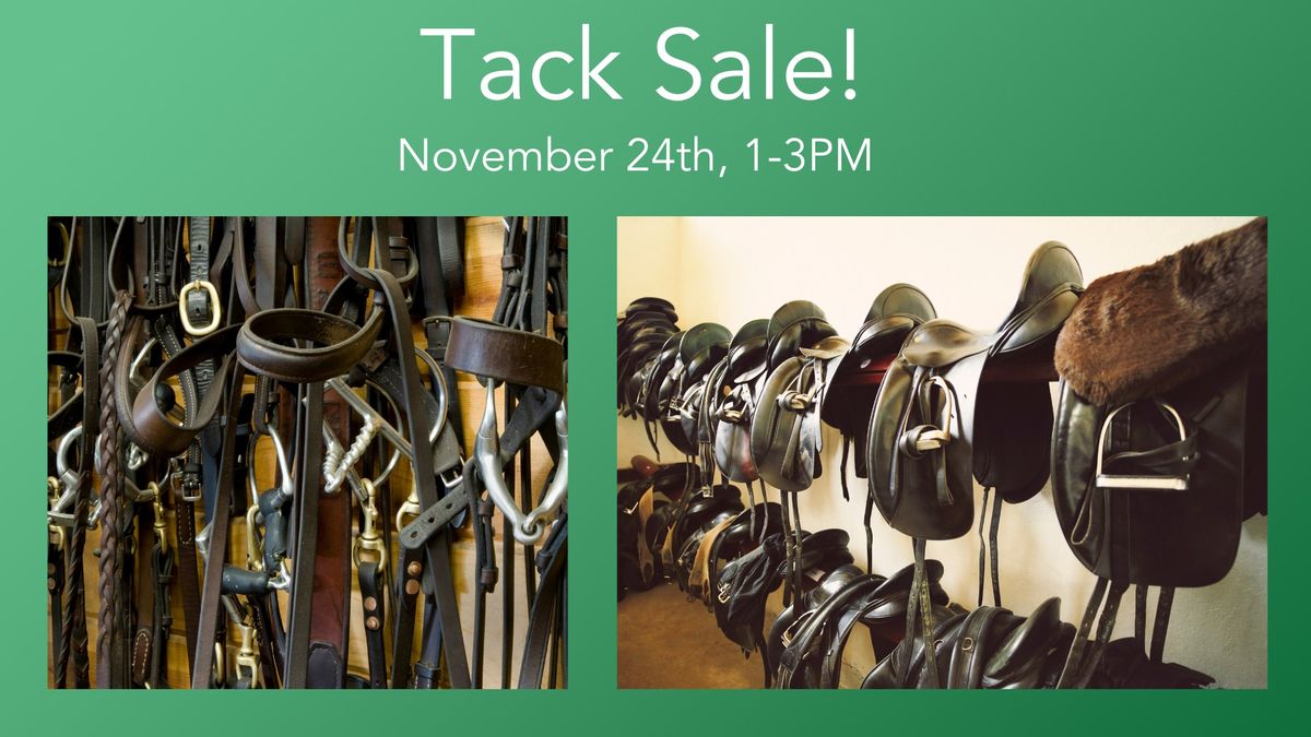 Tack Sale Fundraiser