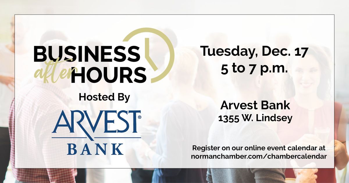 Business After Hours with ARVEST Bank